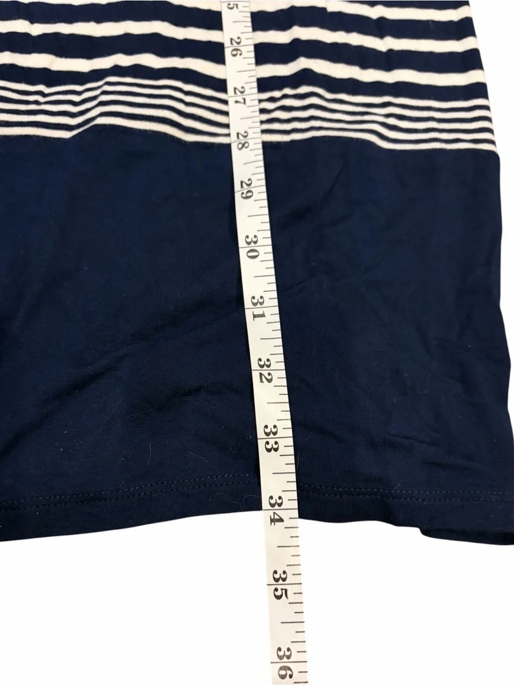 Olive & Oak Navy and White Striped Sleeveless Cover-Up Dress